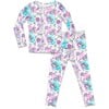 Comic Purple Bamboo Kids Pajamas, Purple - Pajamas - 1 - thumbnail