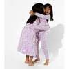 Enchanted Unicorn Bamboo Kids Sherpa Robe, Purple - Robes - 6