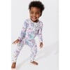 Comic Purple Bamboo Convertible Footie, Purple - Footie Pajamas - 2