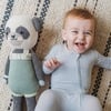 Cloud Grey Bamboo Convertible Footie, Grey - Footie Pajamas - 4