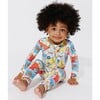 Comic Hero Bamboo Convertible Footie, Red - Footie Pajamas - 2