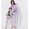 Comic Purple Bamboo Women's Pajama Set, Purple - Pajamas - 5