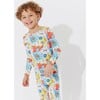 Comic Hero Bamboo Kids Pajamas, Red - Pajamas - 3