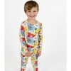 Comic Hero Bamboo Kids Pajamas, Red - Pajamas - 6