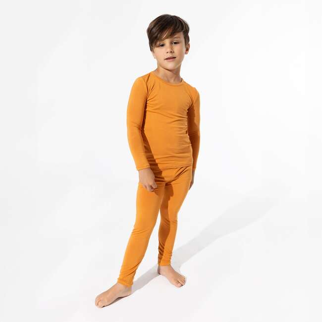 Canyon Bamboo Kids Pajamas, Orange - Pajamas - 2