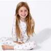 Butterfly Bamboo Kids Pajamas, White - Pajamas - 2