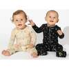 Dino ABC Bamboo Convertible Footie, Beige - Footie Pajamas - 7