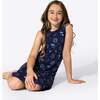 Fireworks Bamboo Girls' Sleeveless Dress, Blue - Dresses - 4