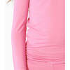 Bubblegum Pink Bamboo Kids Pajamas, Pink - Pajamas - 3