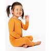 Canyon Bamboo Convertible Footie, Orange - Footie Pajamas - 3