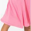 Bubblegum Pink Bamboo Girls' Short Sleeve Dress, Pink - Dresses - 3