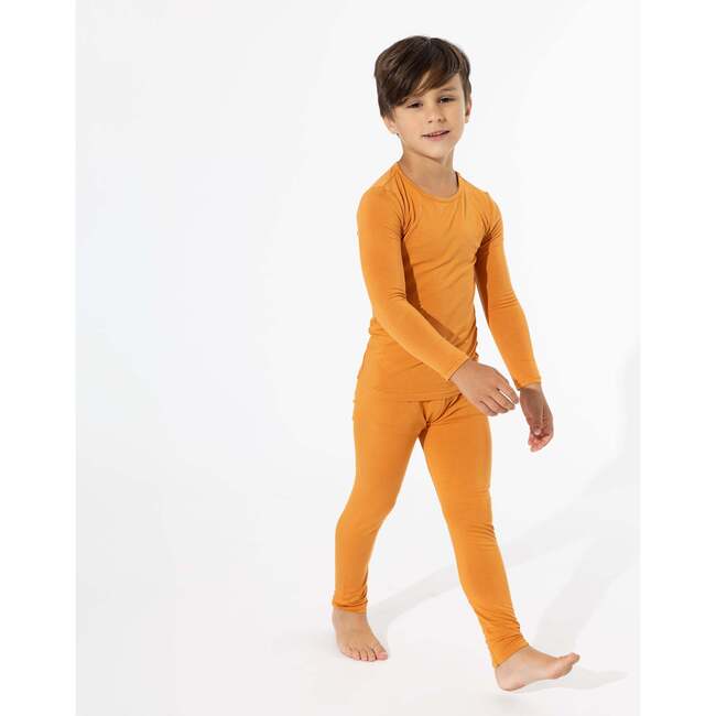 Canyon Bamboo Kids Pajamas, Orange - Pajamas - 5