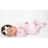 Blush Pink Bamboo Convertible Footie, Pink - Footie Pajamas - 6