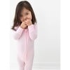 Blush Pink Bamboo Convertible Footie, Pink - Footie Pajamas - 7