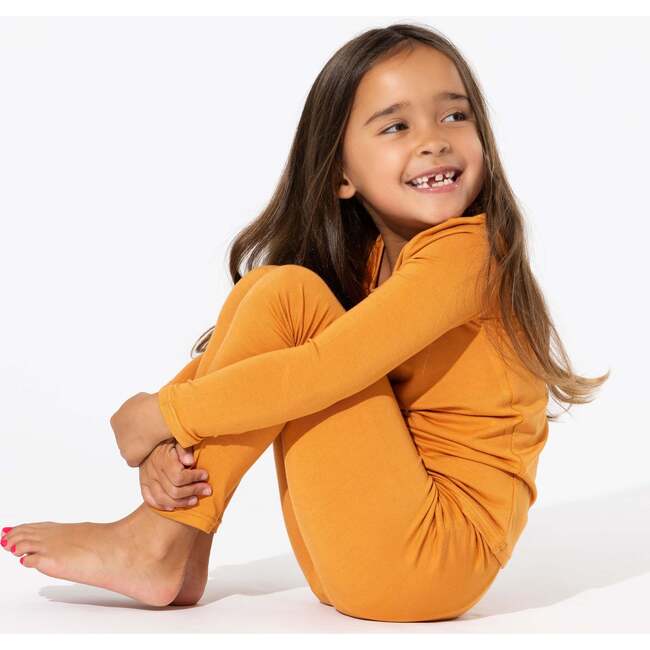 Canyon Bamboo Kids Pajamas, Orange - Pajamas - 6