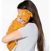 Basketball Bamboo Swaddle & Beanie Set, Orange - Swaddles - 2