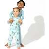 Adventure Blue Bamboo Kids Pajamas, Blue - Pajamas - 4