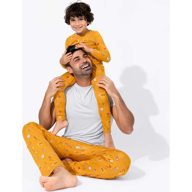 Basketball Bamboo Convertible Footie, Orange - Footie Pajamas - 4