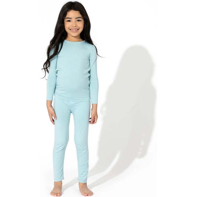 Adventure Blue Bamboo Kids Pajamas, Blue - Pajamas - 7