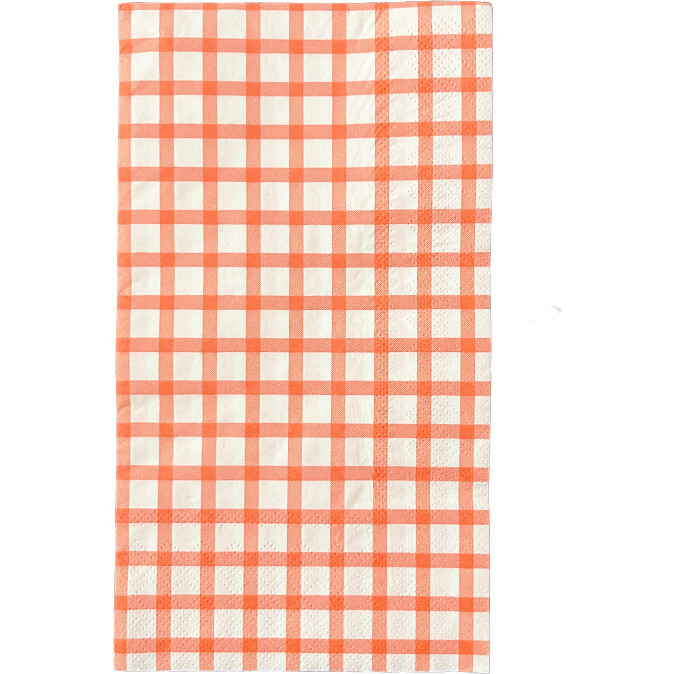 Baking Spirits Bright Light Red Gingham Guest Napkins - Tableware - 1