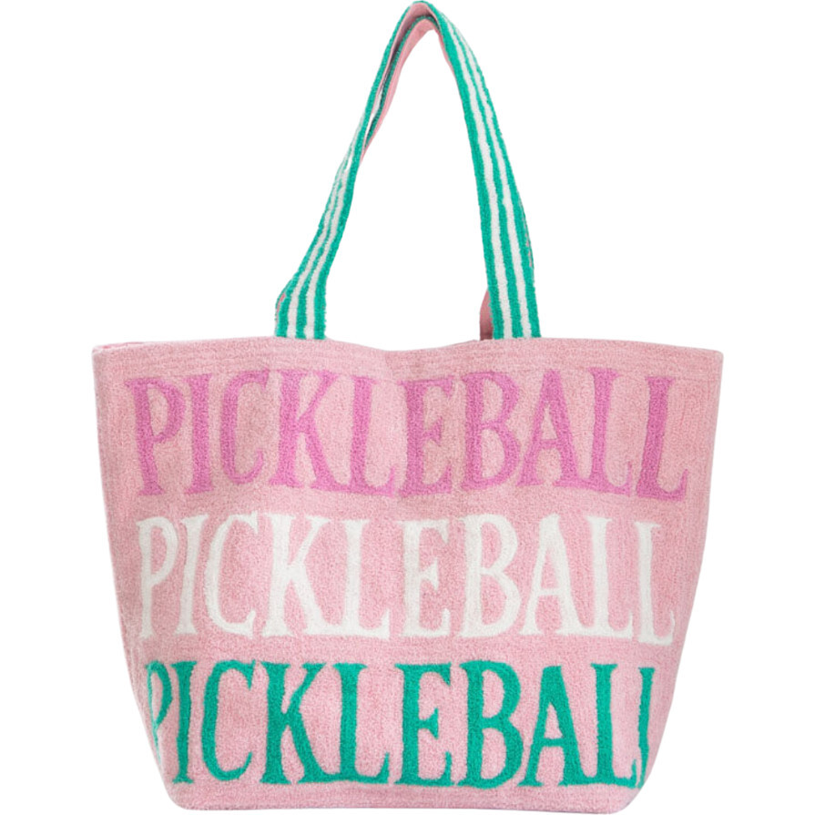 Pickleball Social Club Large Embroidered Tote Bag - Bags - 1