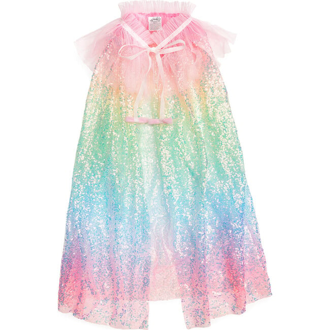 Rainbow Sequin Cape, Multi