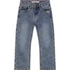 Wide Leg Soft Denim Pant, Medium Blue - Jeans - 1 - thumbnail