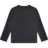 Waffle Ribbed Long Sleeve Henley T-Shirt, Navy - T-Shirts - 2