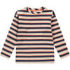 Striped Textured Long Sleeve T-Shirt, Multicolors - T-Shirts - 1 - thumbnail