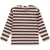 Striped Textured Long Sleeve T-Shirt, Multicolors - T-Shirts - 2