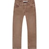 Straight Leg Zipped Pant, Caramel Tan - Pants - 1 - thumbnail