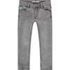 Straight Leg Denim Pant, Grey - Jeans - 1 - thumbnail