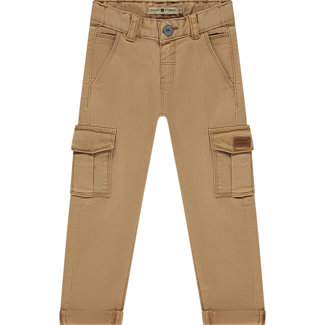 Straight Leg Cargo Pant, Curry Tan