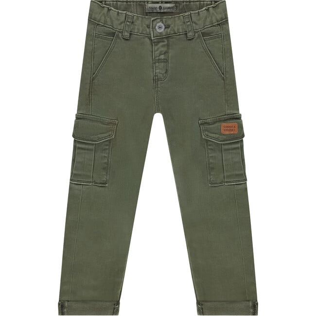 Straight Leg Cargo Pant, Dark Forest