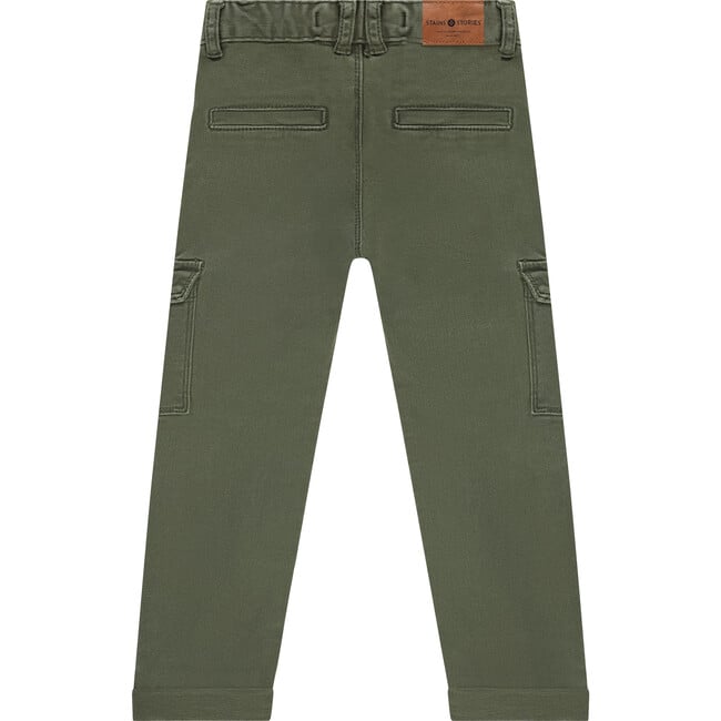 Straight Leg Cargo Pant, Dark Forest - Pants - 2