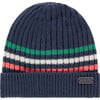 Rib Knit Stripped Beanie, Multicolors - Hats - 1 - thumbnail