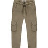 Pull-On Drawstring Cargo Pant, Khaki - Pants - 1 - thumbnail