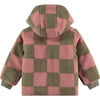 Fuzzy Sherpa Winter Jacket, Multicolors - Jackets - 2