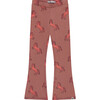 All-Over Horse Print Flared Pant, Canyon - Pants - 1 - thumbnail