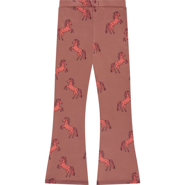 All-Over Horse Print Flared Pant, Canyon - Pants - 2