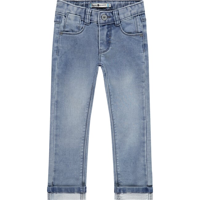 Classic Soft Denim Pant, Faded Blue