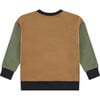 Color-Block Crew Neck Pullover Sweatshirt, Multicolors - Sweatshirts - 2