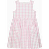 Valentina  Heart Dress, Pink Gingham - Dresses - 1 - thumbnail