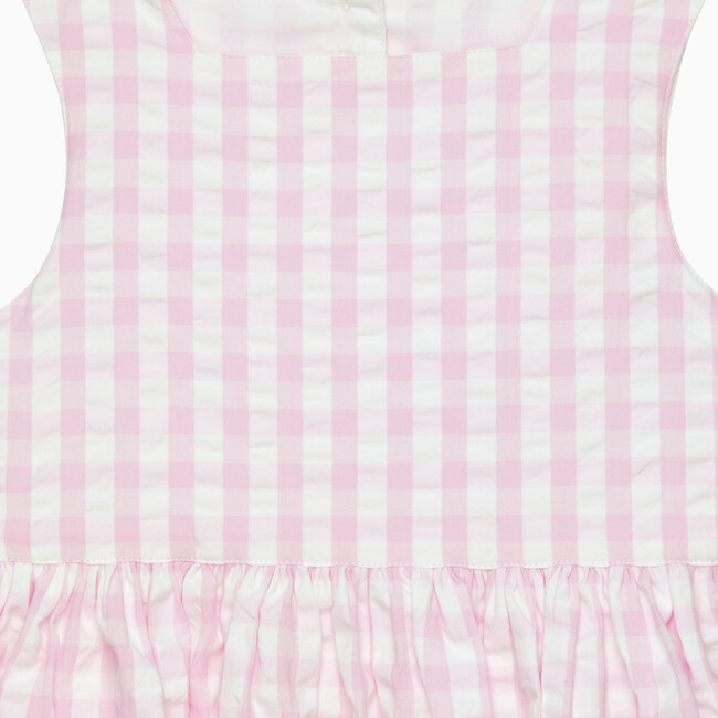 Valentina  Heart Dress, Pink Gingham - Dresses - 3
