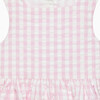 Valentina  Heart Dress, Pink Gingham - Dresses - 3
