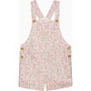 Marnie Frill Dungaree, Pink  Floral - Jumpsuits - 1 - thumbnail
