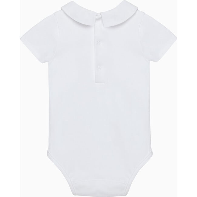 Little Monty Farmyard Body, White - Onesies - 2