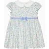 Little Mimi Floral Dress, White - Dresses - 1 - thumbnail