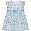 Little Liberty Print Bluebell Dress, Blue - Dresses - 1 - thumbnail