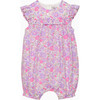 Little Liberty Print Betsy Romper, Lilac Betsy - Rompers - 1 - thumbnail